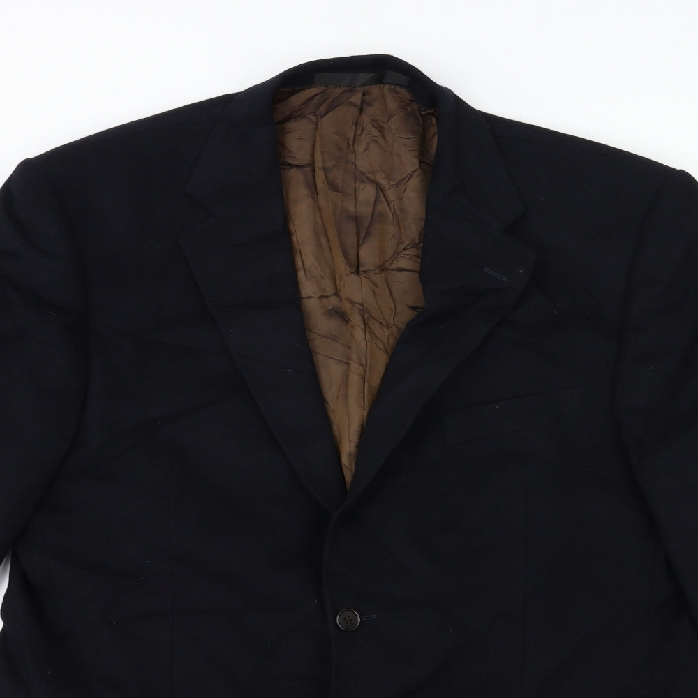 Marks and Spencer Mens Black   Jacket Suit Jacket Size 42