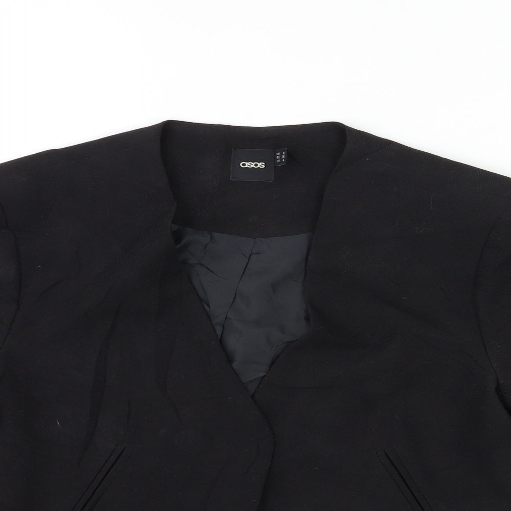 ASOS Womens Black   Jacket  Size 8