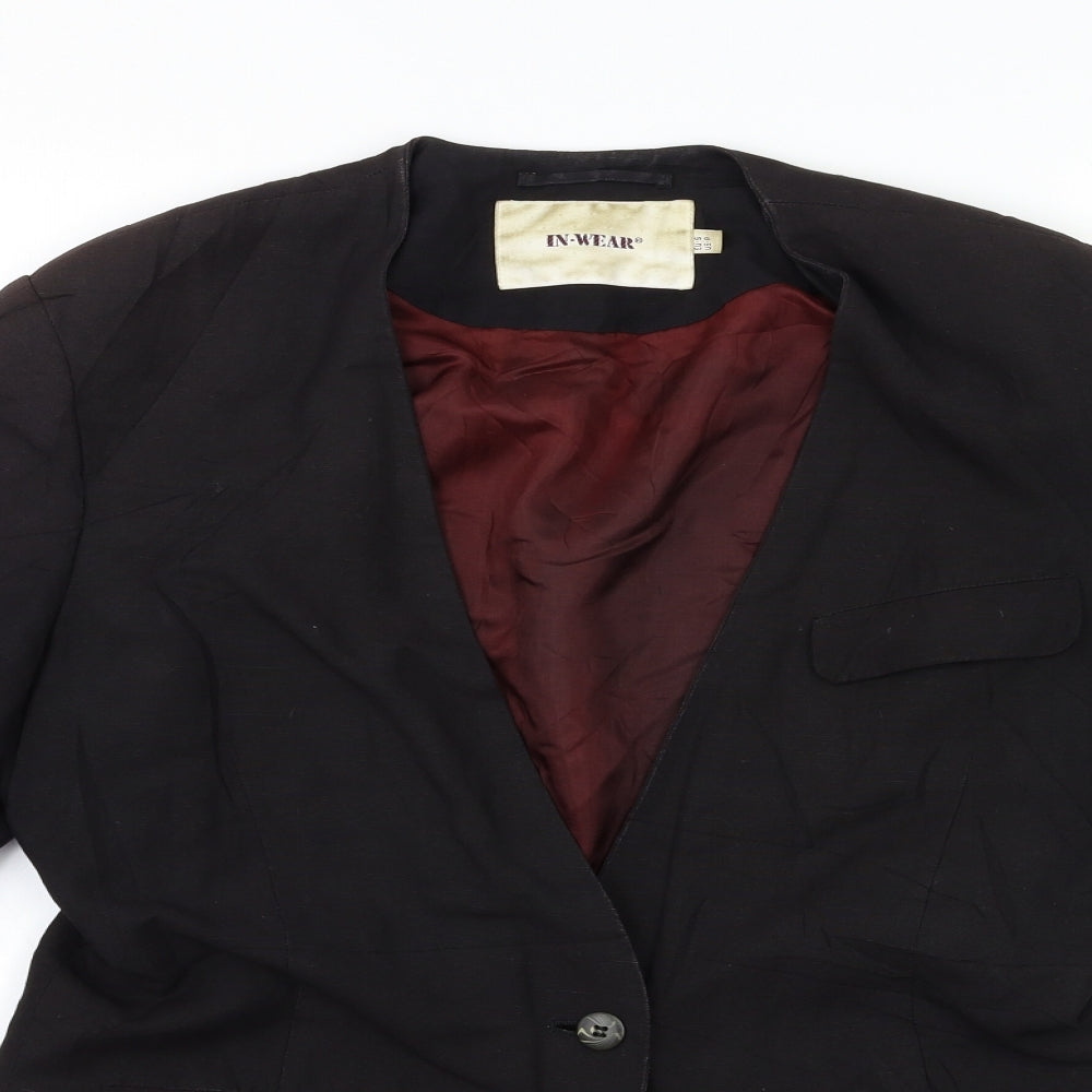 in-wear Womens Black   Jacket Blazer Size S