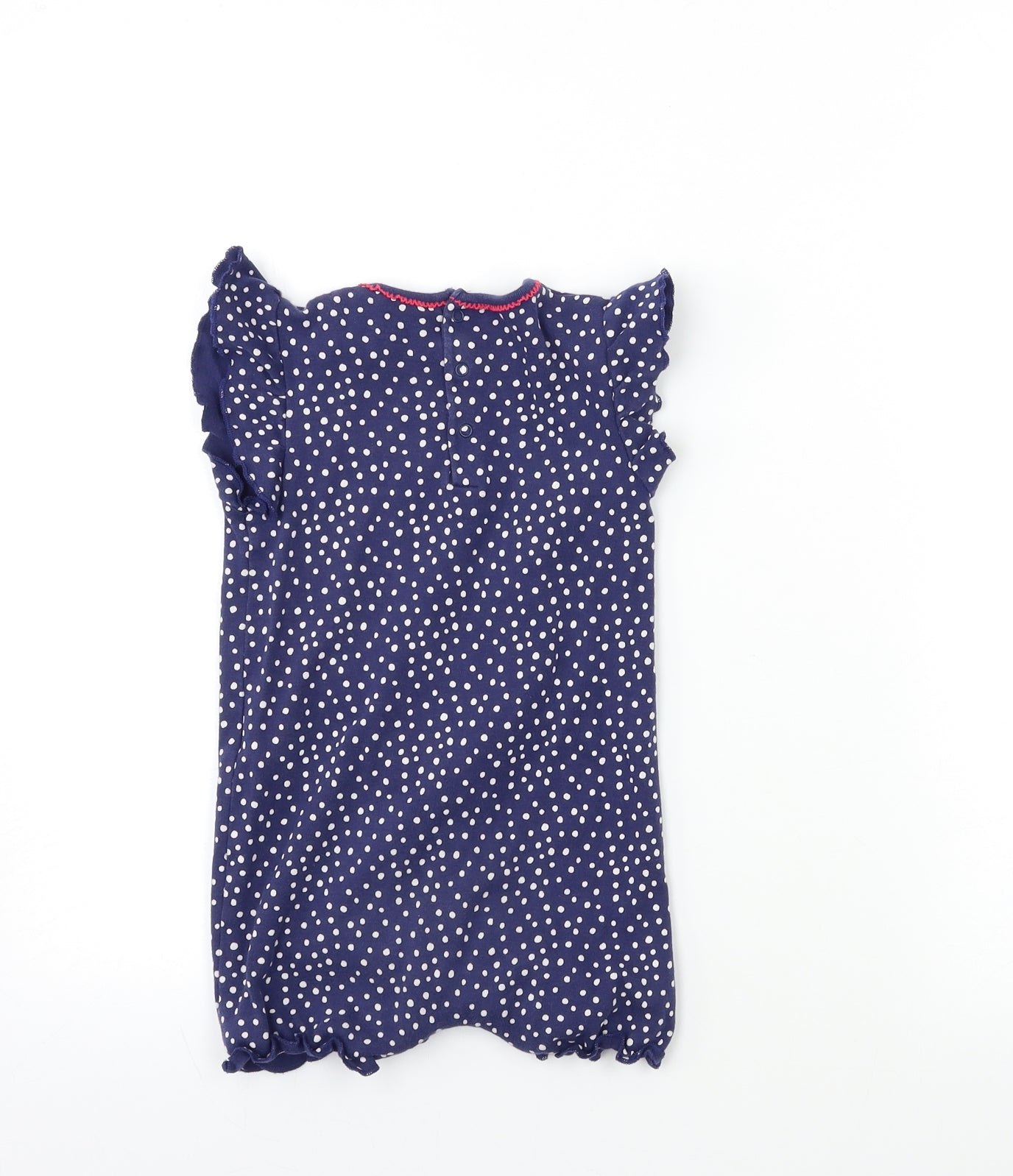 NEXT Baby Blue Polka Dot  Babygrow One-Piece Size 12 Months