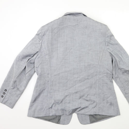 Preworn Womens Grey   Jacket Blazer Size 20