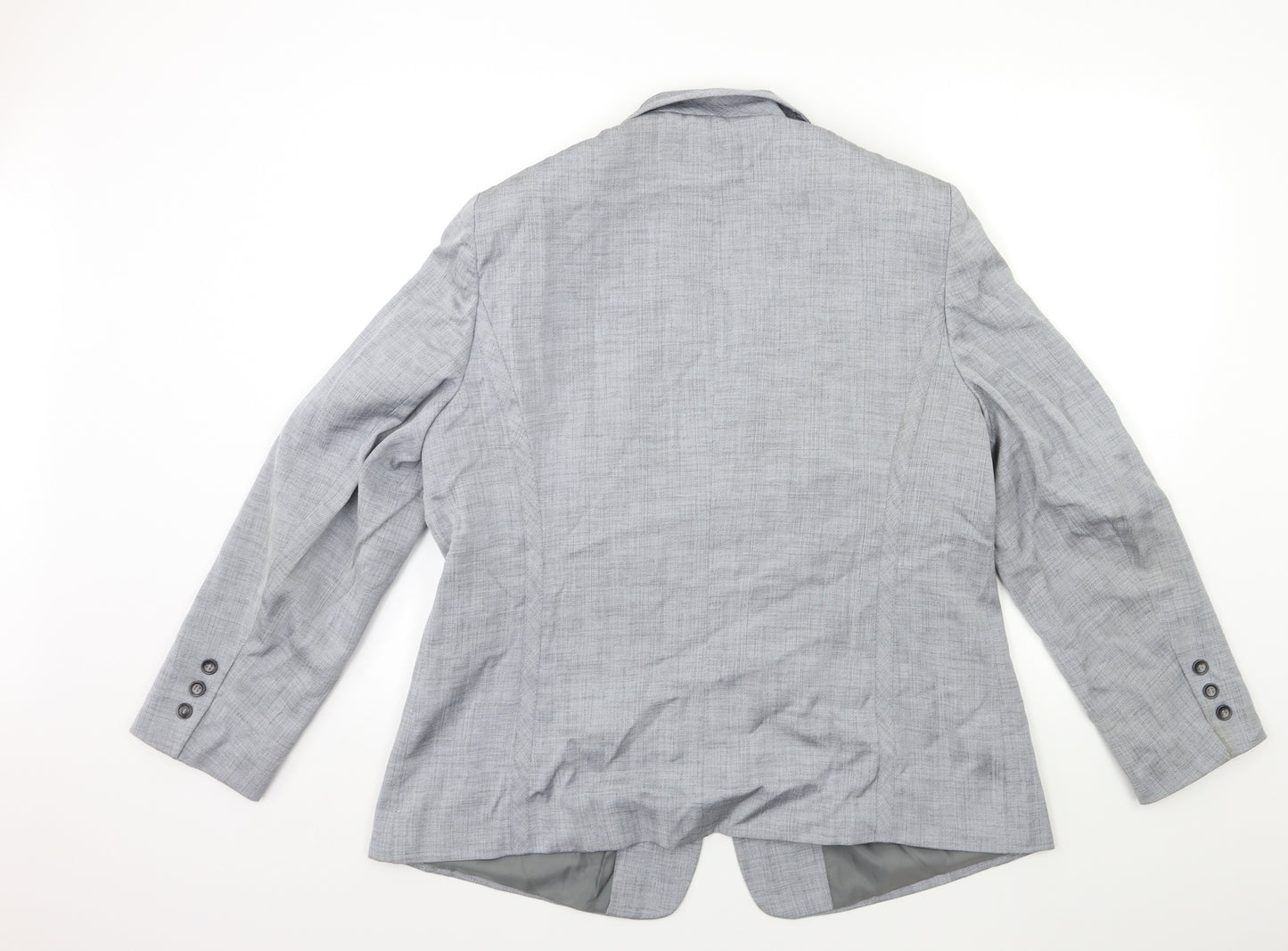 Preworn Womens Grey   Jacket Blazer Size 20