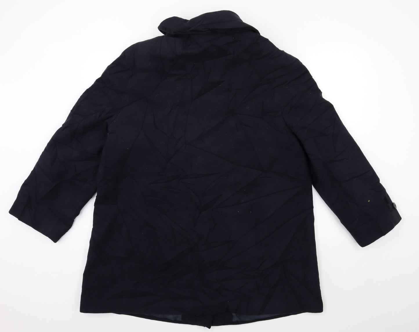 BHS Womens Blue   Overcoat Coat Size 18
