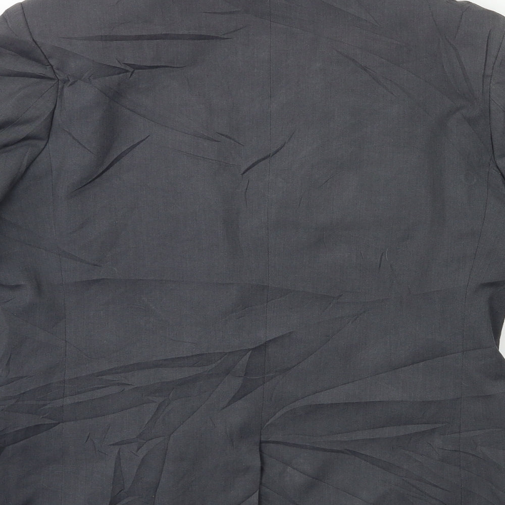Topman Mens Grey   Jacket Suit Jacket Size 40