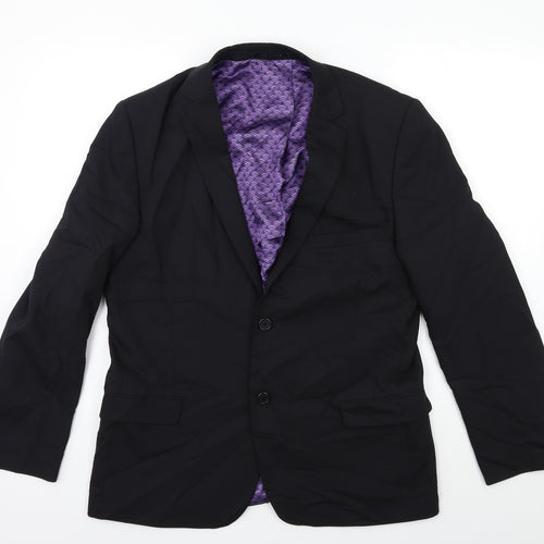 Ted Baker Mens Black   Jacket Suit Jacket Size 42