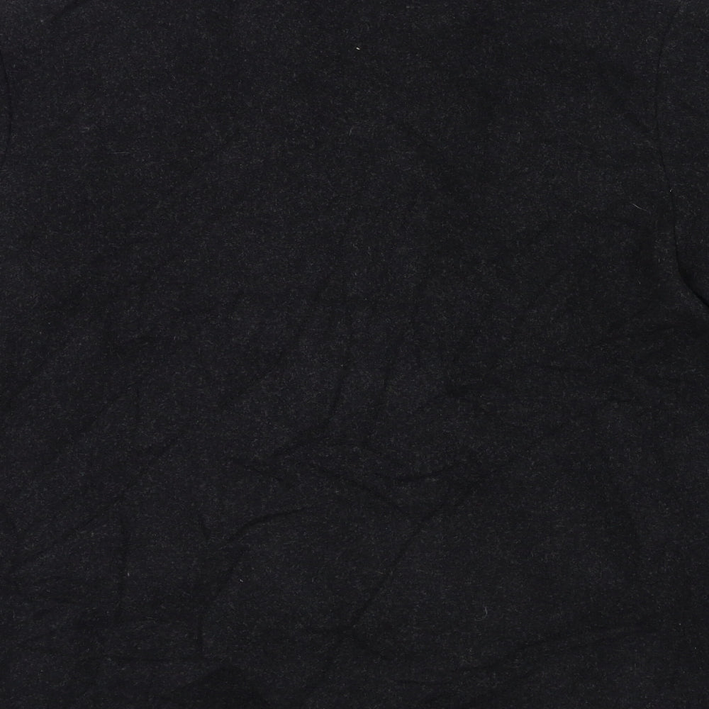 BHS Womens Black   Overcoat Coat Size 10