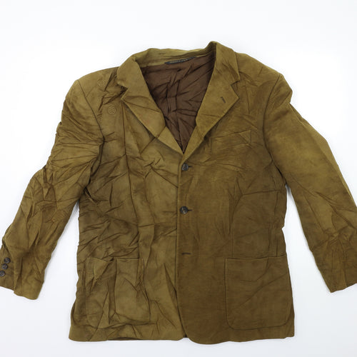 Marks and Spencer Mens Green  Rayon Jacket Suit Jacket Size 42