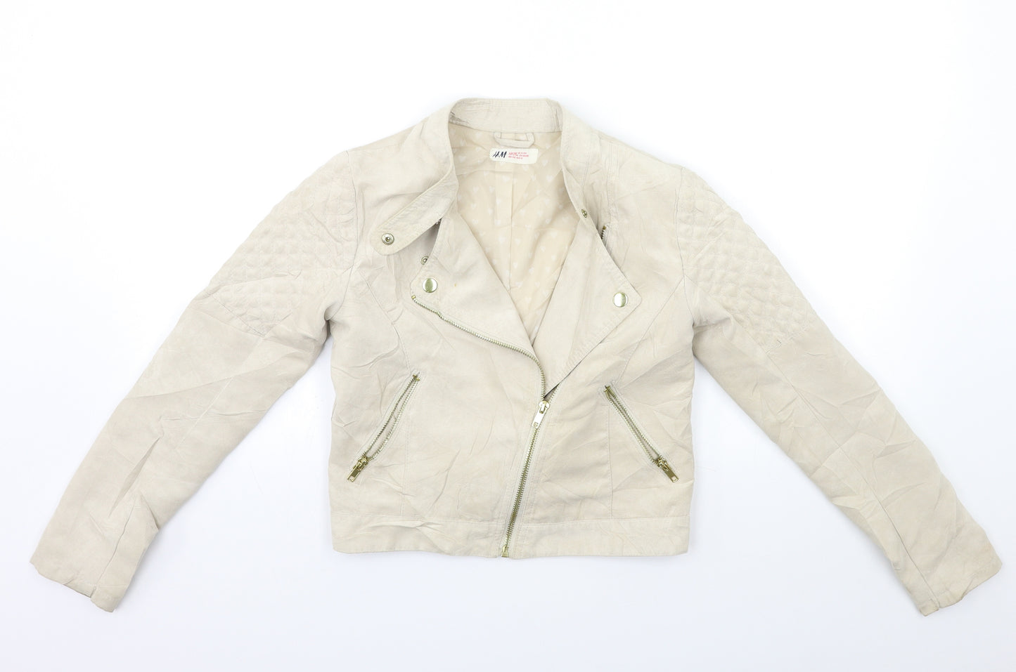 H&M Girls Beige   Jacket  Size 13 Years