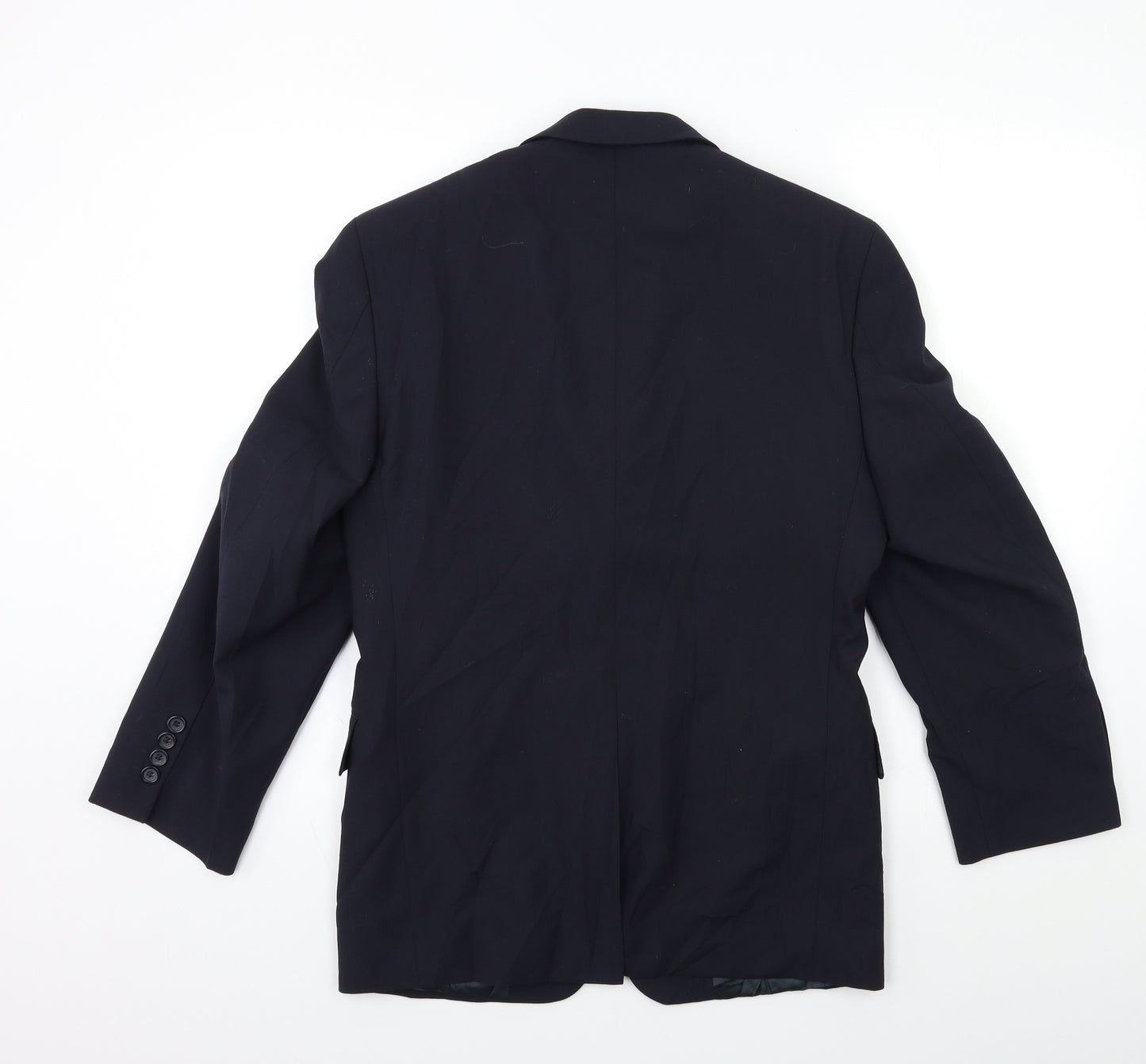 Preworn Mens Blue   Jacket Suit Jacket Size 34