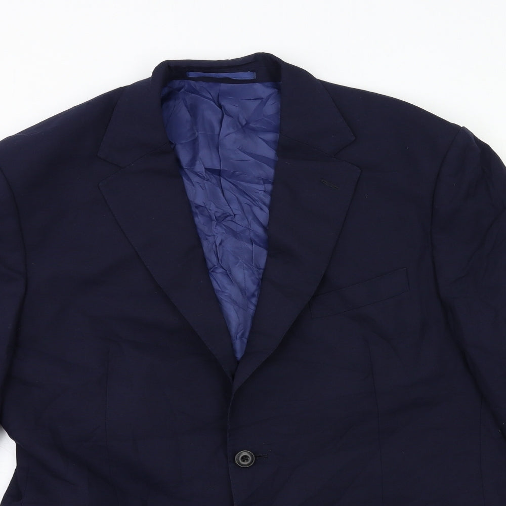 Marks and Spencer Mens Blue   Jacket Suit Jacket Size 40