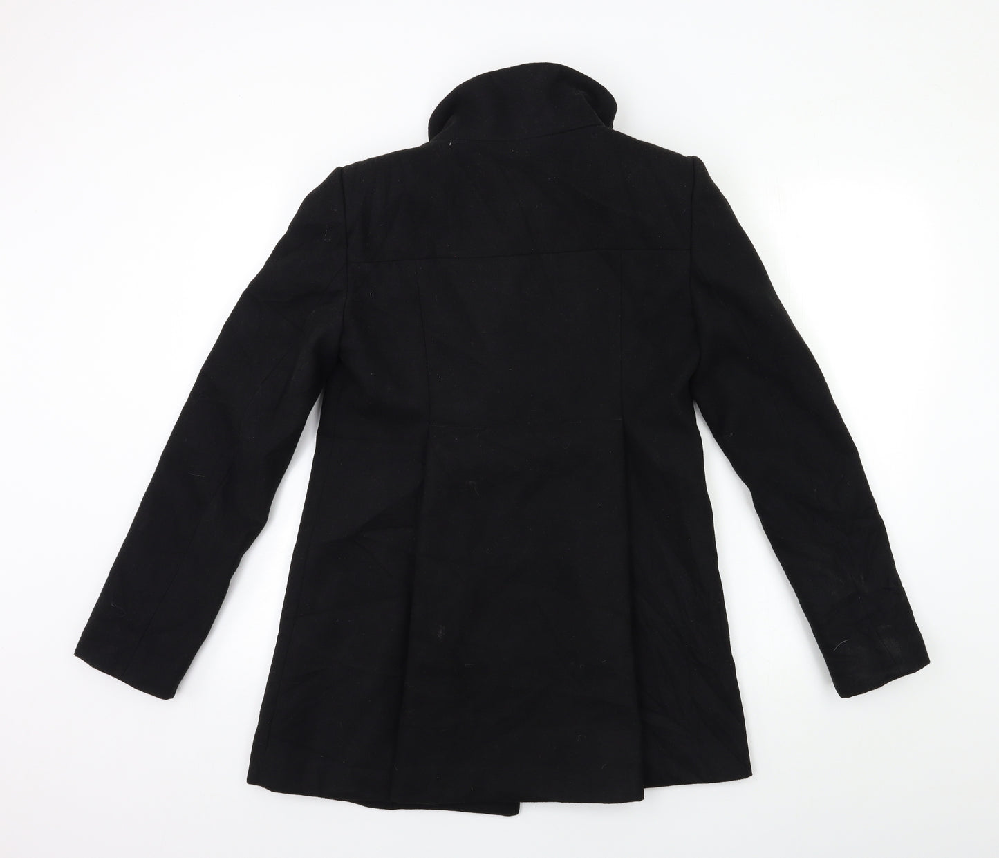 Mango Womens Black   Overcoat Coat Size S
