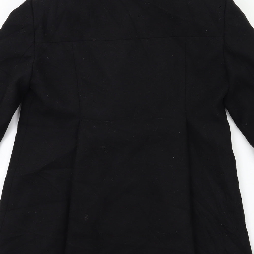 Mango Womens Black   Overcoat Coat Size S