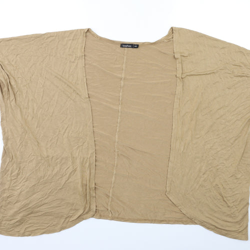 Boohoo Womens Brown   Cardigan Jumper Size M
