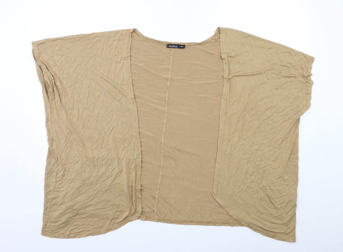Boohoo Womens Brown   Cardigan Jumper Size M