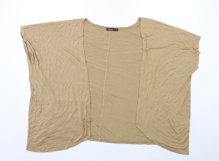 Boohoo Womens Brown   Cardigan Jumper Size M