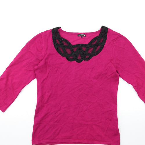 Casamia  Womens Pink   Pullover Jumper Size S
