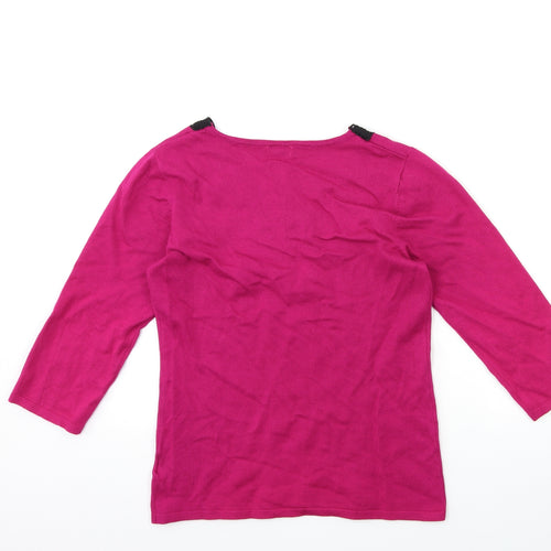 Casamia  Womens Pink   Pullover Jumper Size S
