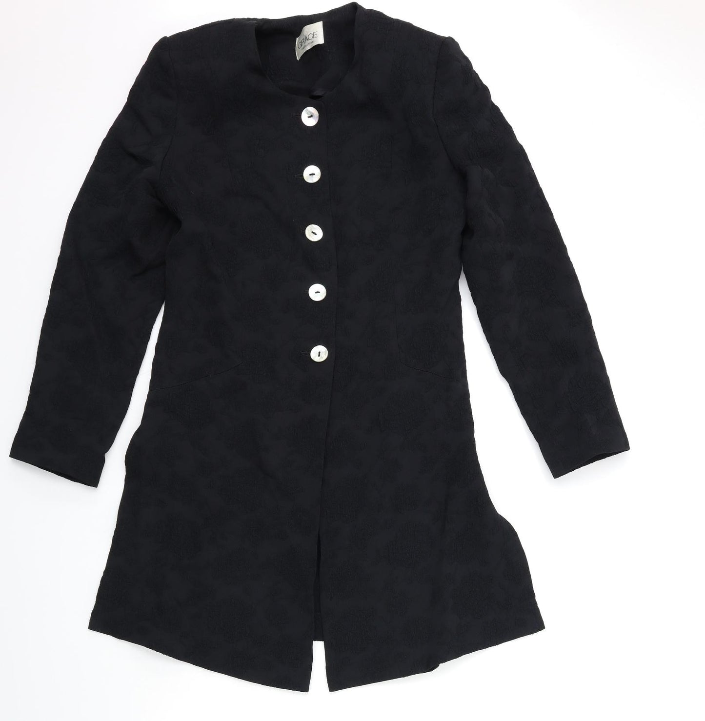 Grace Womens Black   Jacket Blazer Size 12