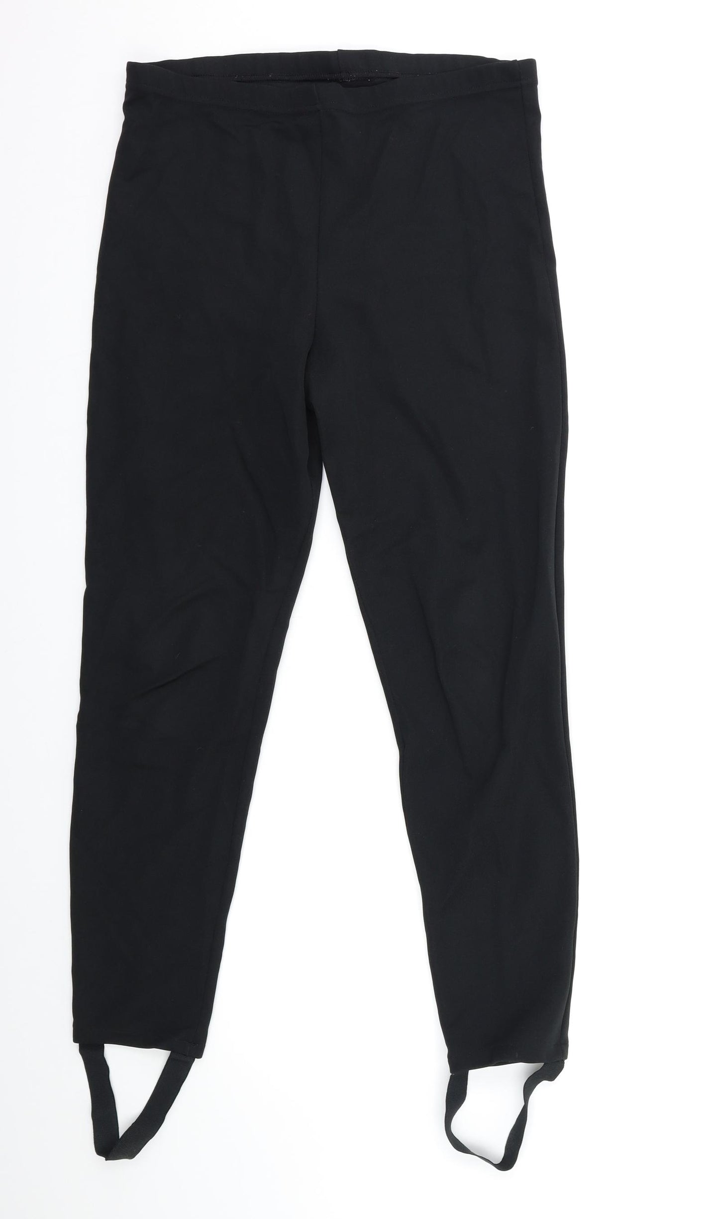 Pippa Dee Womens Black   Capri Trousers Size 12 L30 in