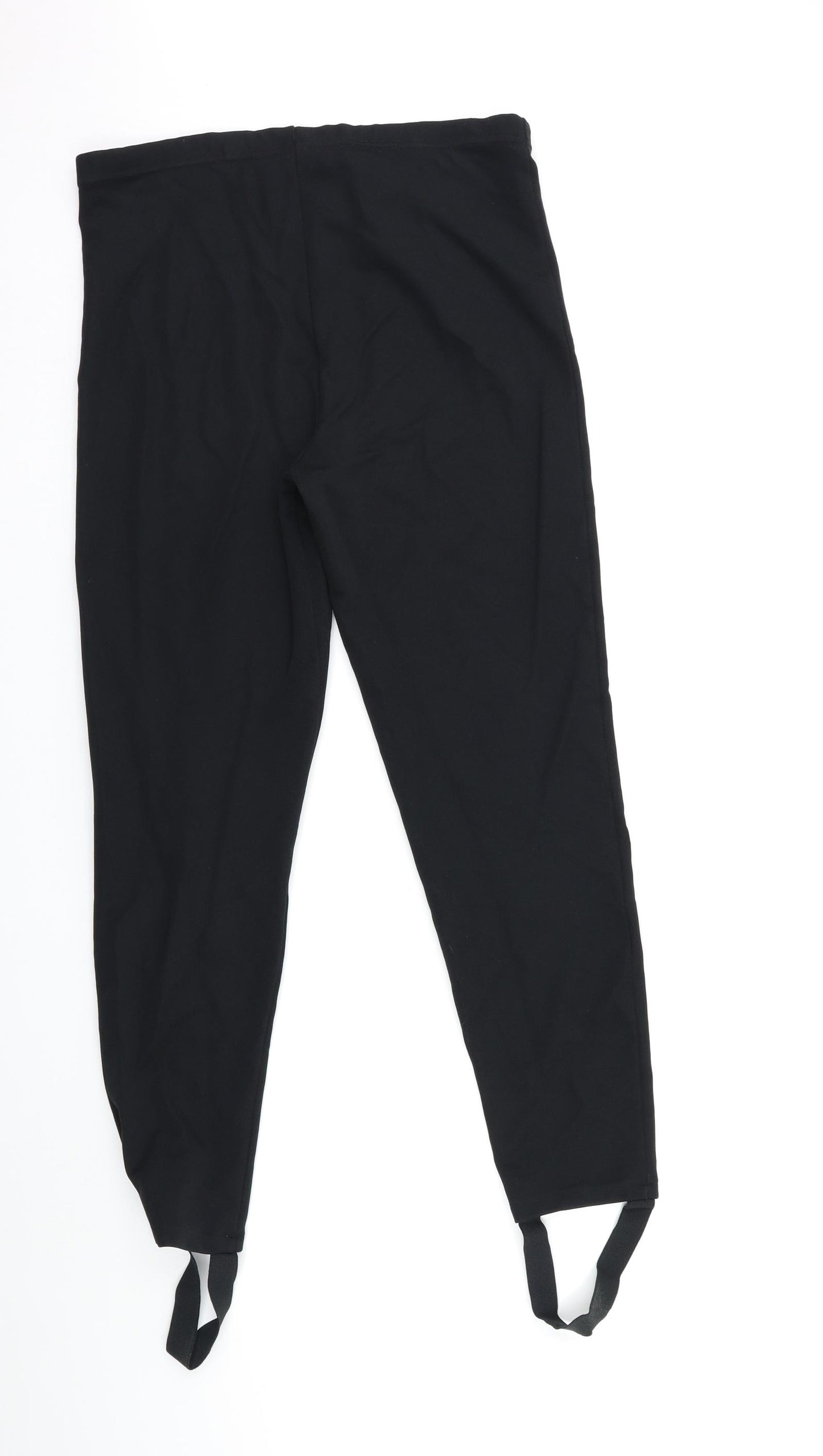 Pippa Dee Womens Black   Capri Trousers Size 12 L30 in