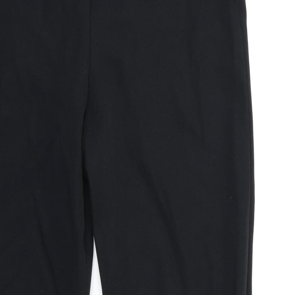 Pippa Dee Womens Black   Capri Trousers Size 12 L30 in