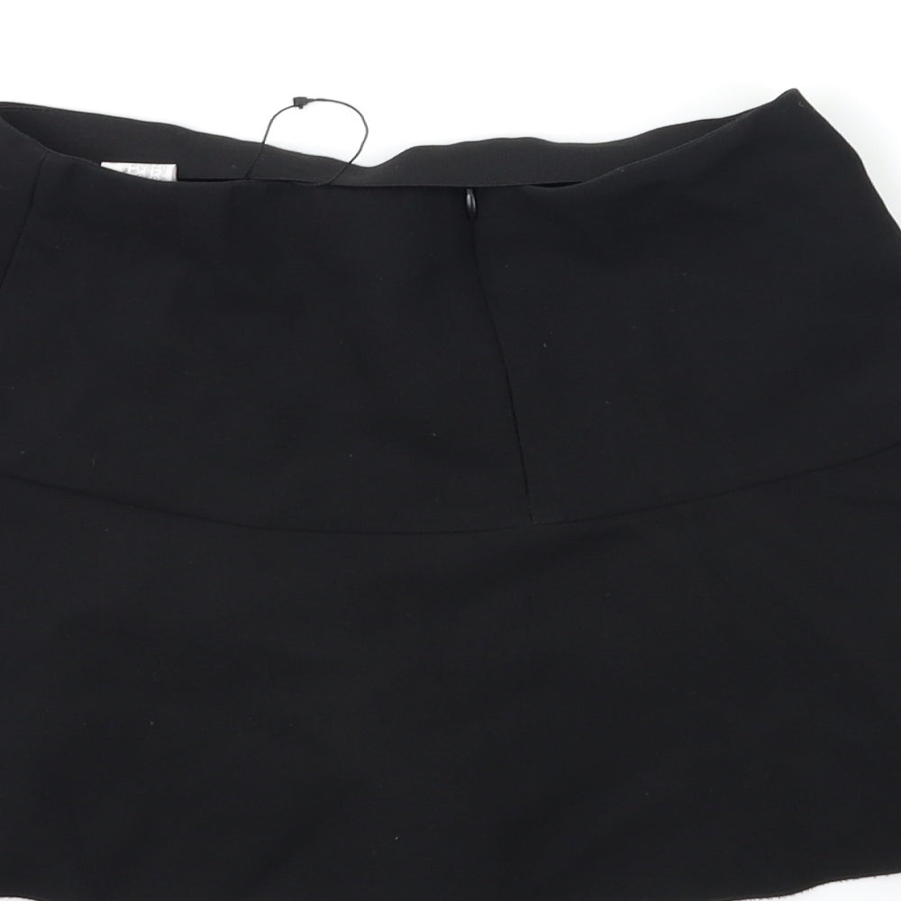 Zara Womens Black   Pleated Skirt Size XS