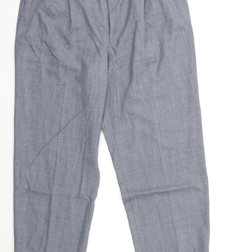 Preworn Womens Grey  Rayon Trousers  Size 38 in L32 in