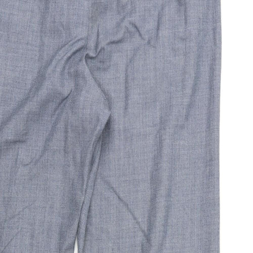 Preworn Womens Grey  Rayon Trousers  Size 38 in L32 in