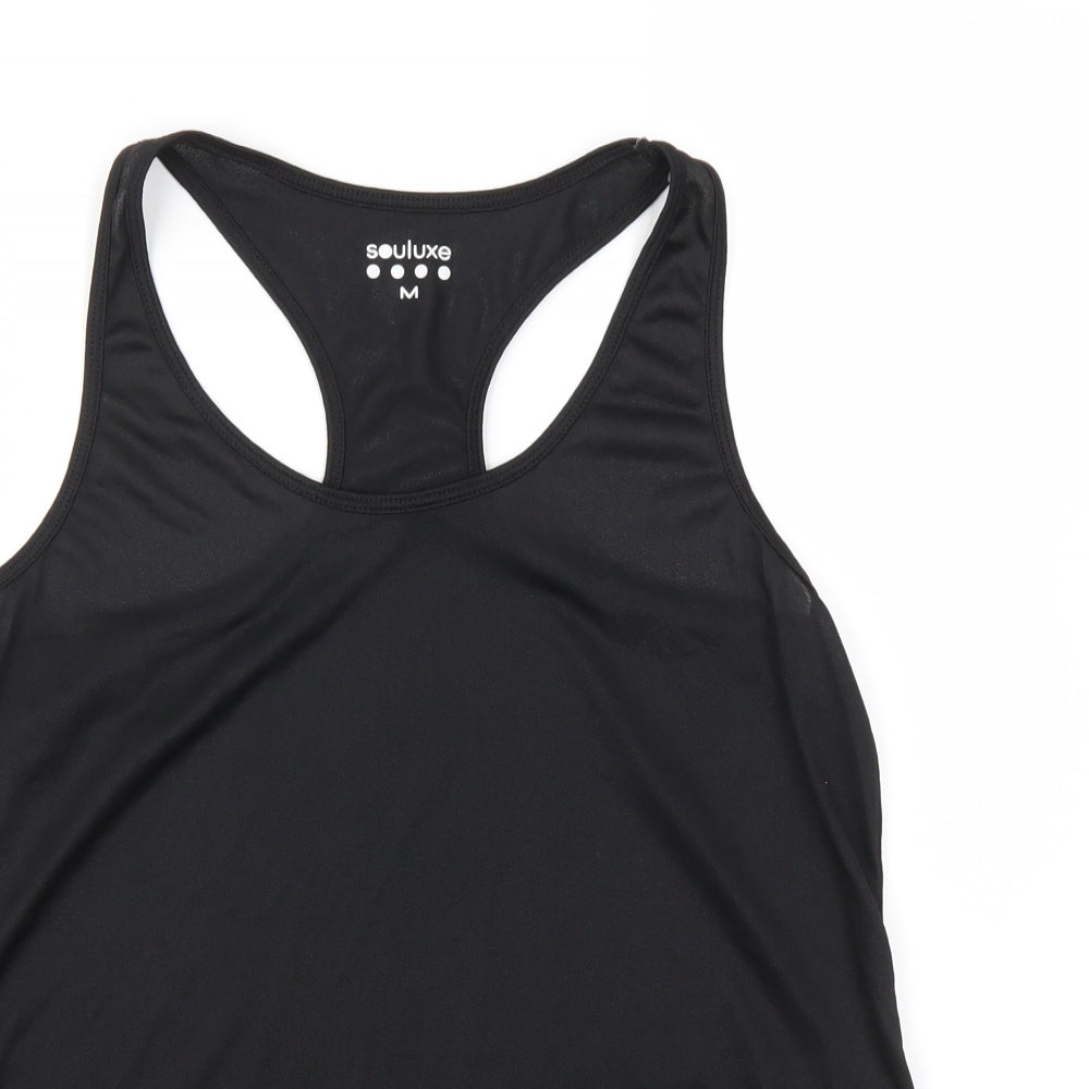 Souluxe Womens Black   Basic Tank Size M
