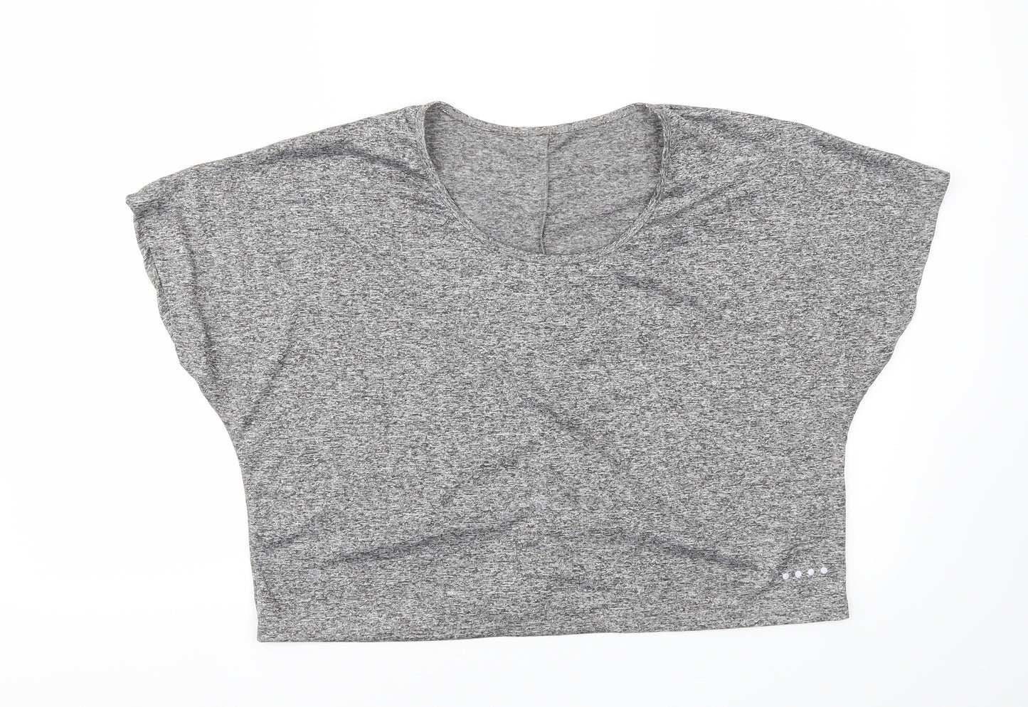 Matalan Womens Grey   Basic T-Shirt Size M