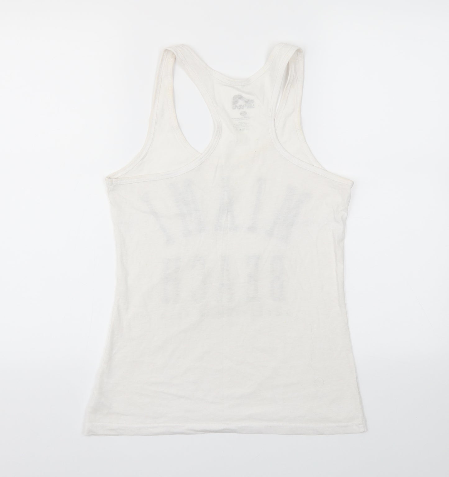 surstyle Womens White Camouflage  Basic T-Shirt Size L