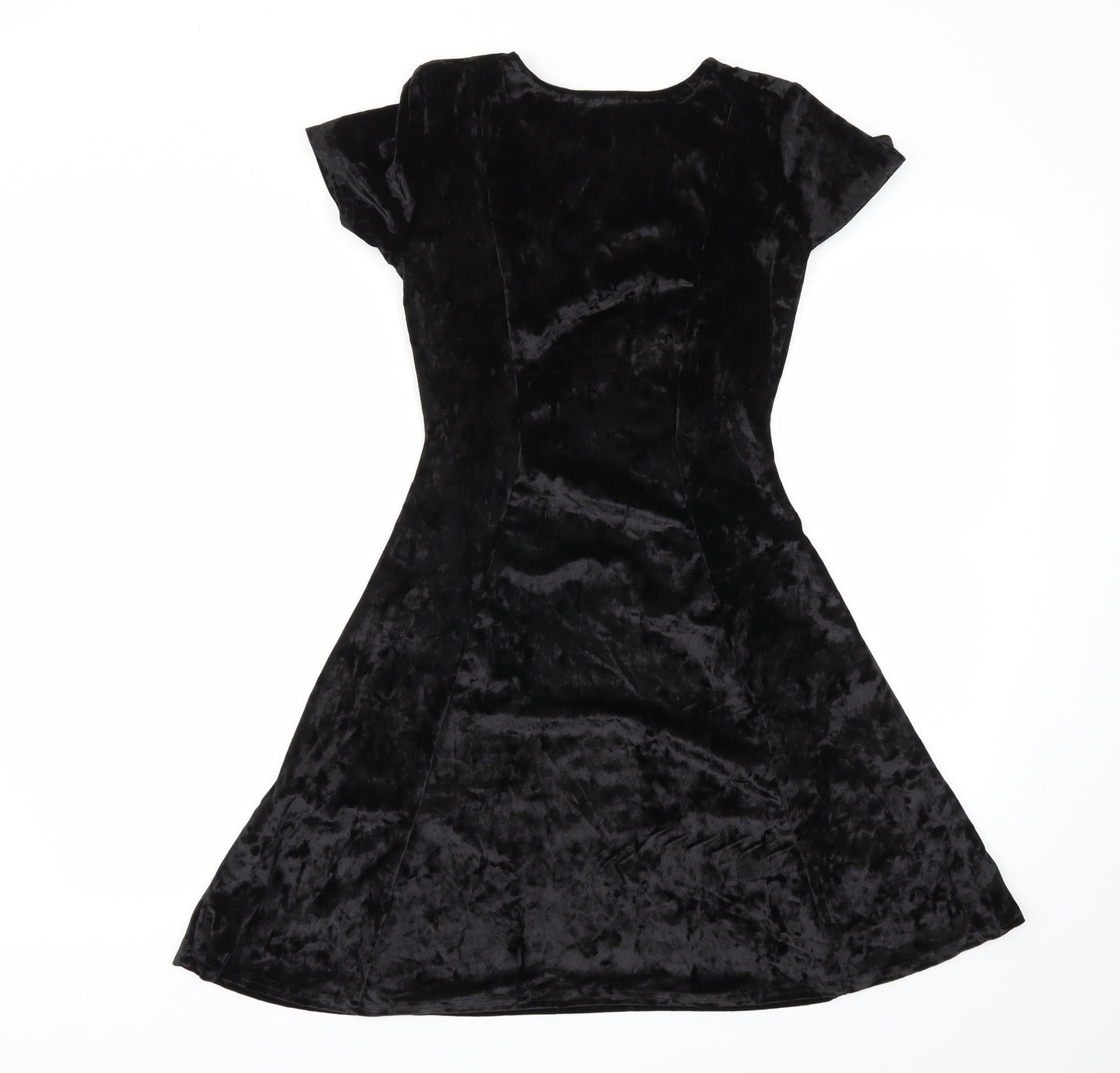 LOOK OF THE DAY Womens Black   Fit & Flare  Size 10