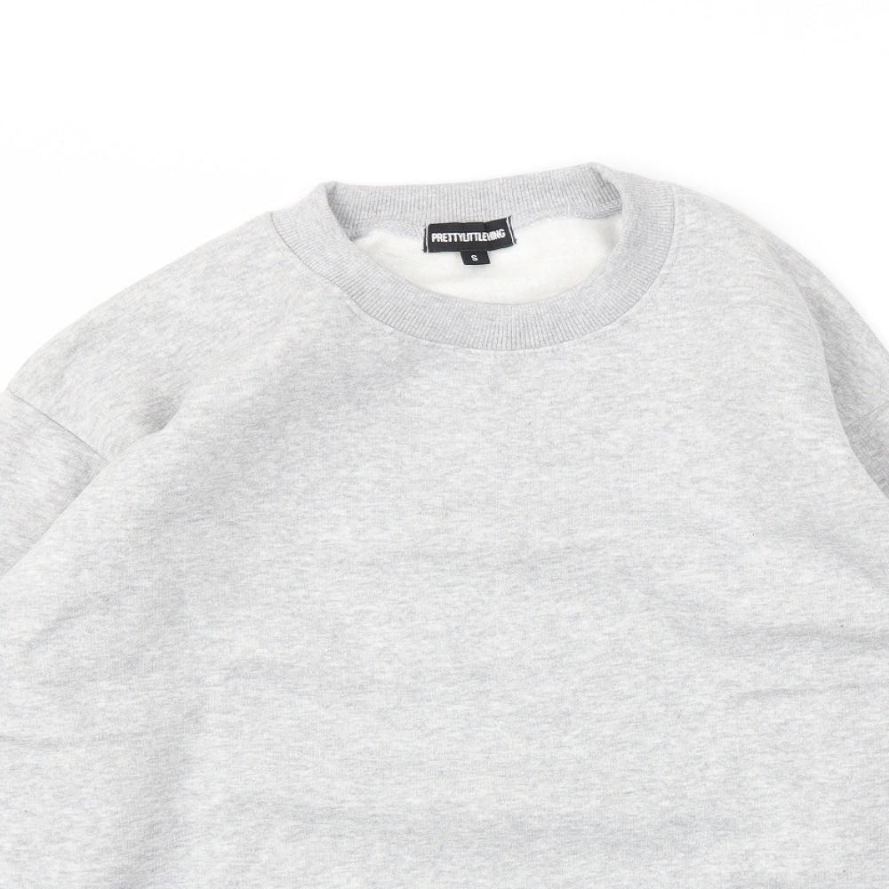 Pretty Little Thing  Womens Grey   Pullover Jumper Size S