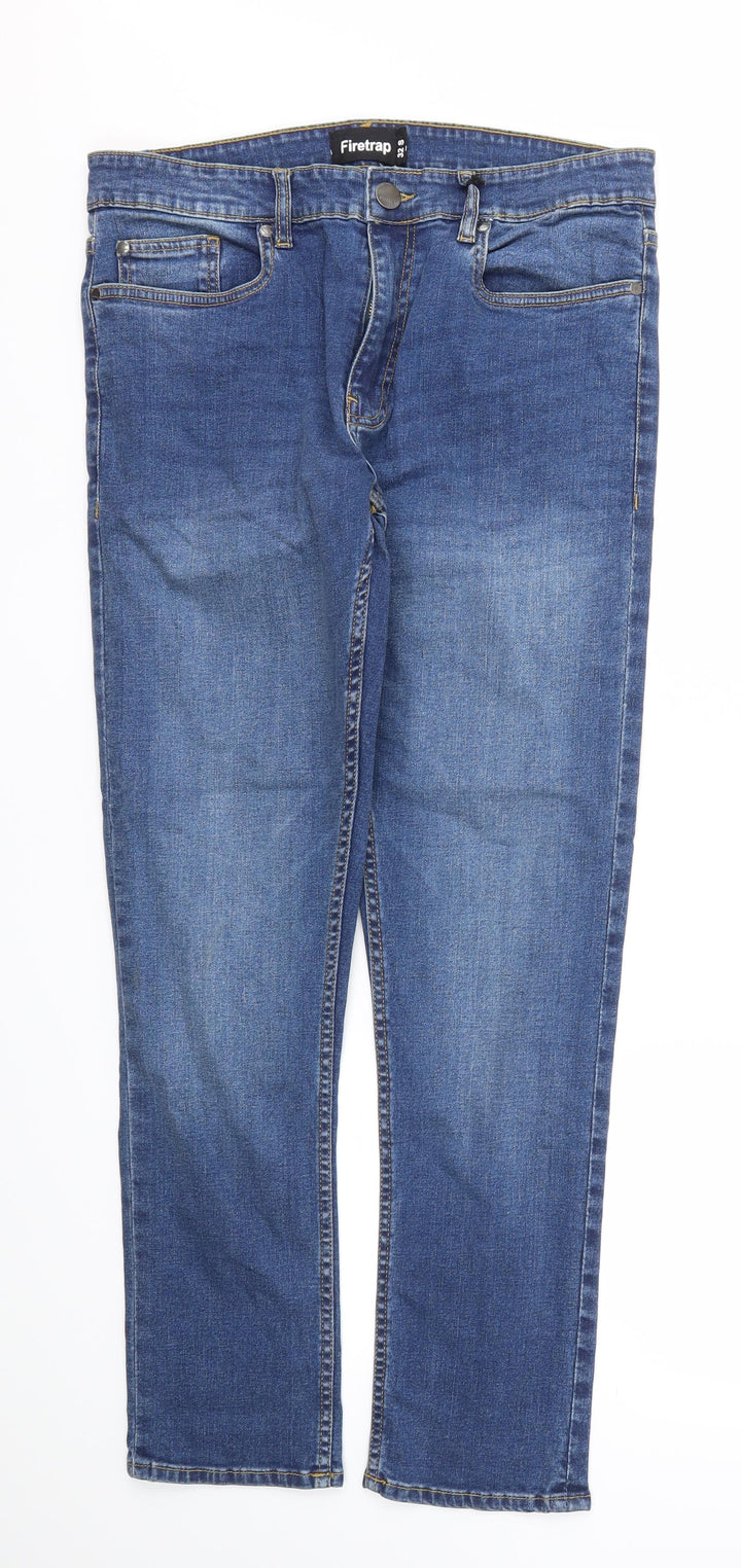 Fire Trap Womens Blue Skinny Jeans Size S L30 in
