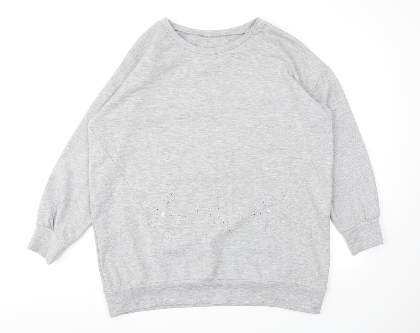 TU Womens Grey   Pullover Sweatshirt Size 18