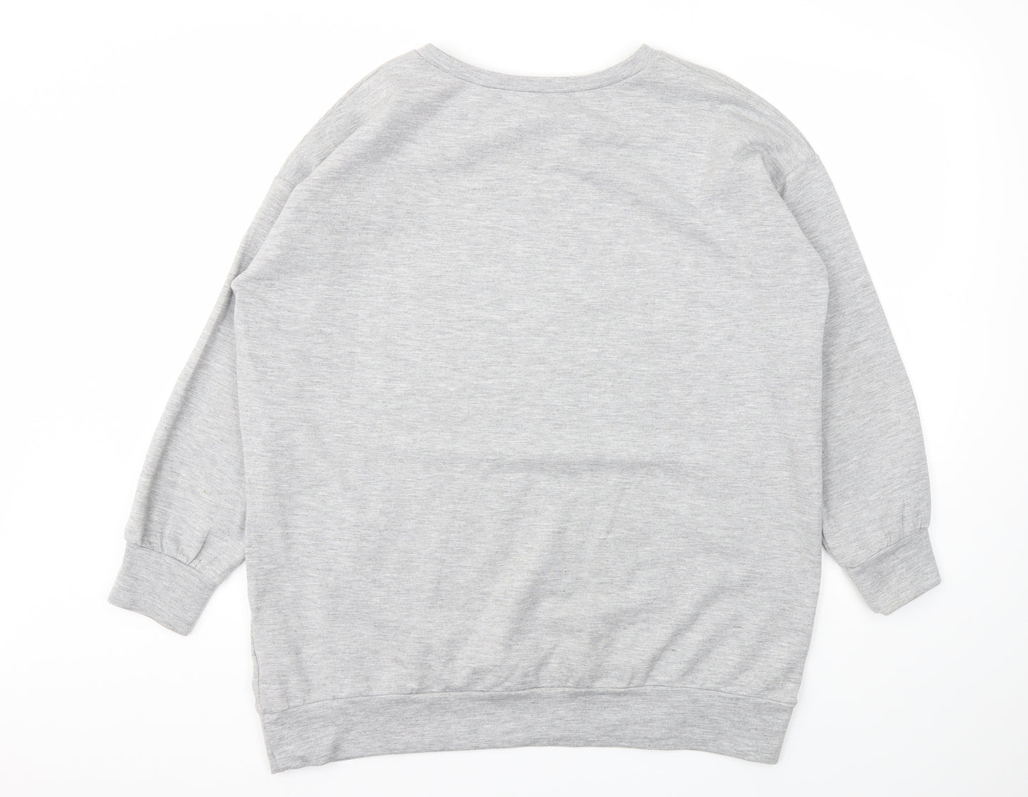 TU Womens Grey   Pullover Sweatshirt Size 18