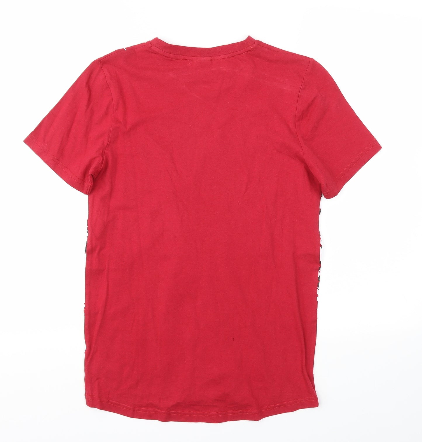 F&F Boys Red Animal Print  Basic T-Shirt Size 11-12 Years