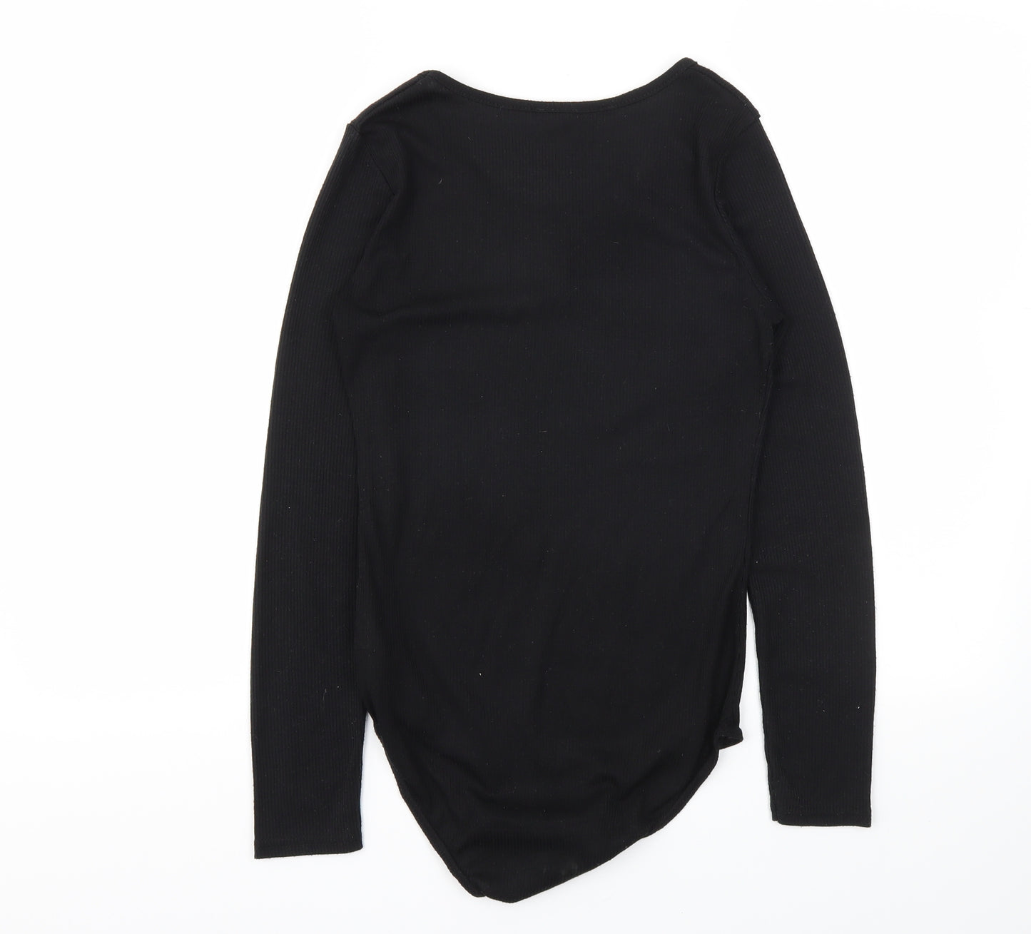 Peacocks Womens Black   Bodysuit One-Piece Size 8