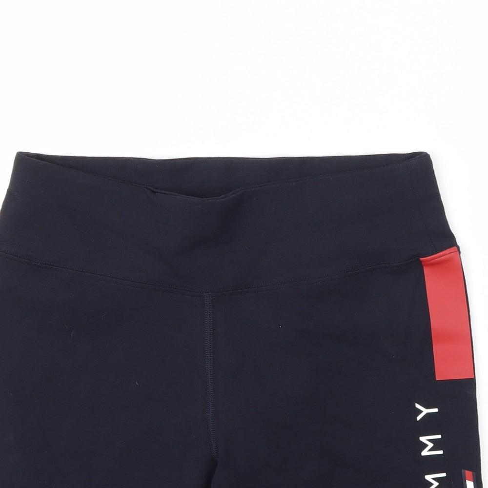 Tommy Hilfiger Womens Blue   Cut-Off Shorts Size M - Stretch waistband
