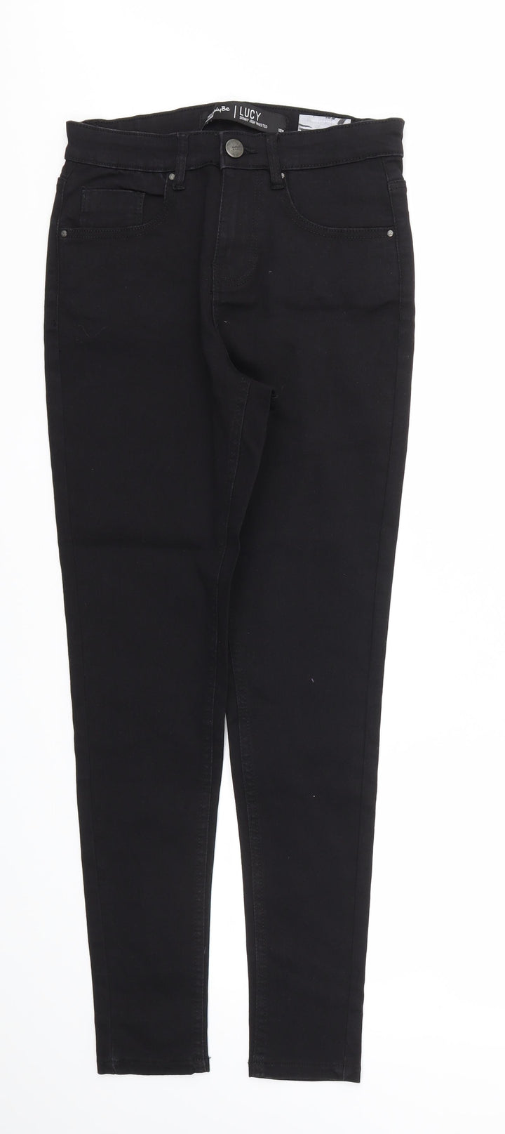 Lucy Womens Black   Skinny Jeans Size 12 L27 in