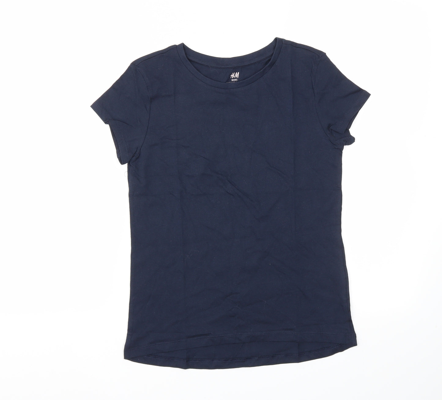 H&M Girls Blue   Basic T-Shirt Size 11-12 Years