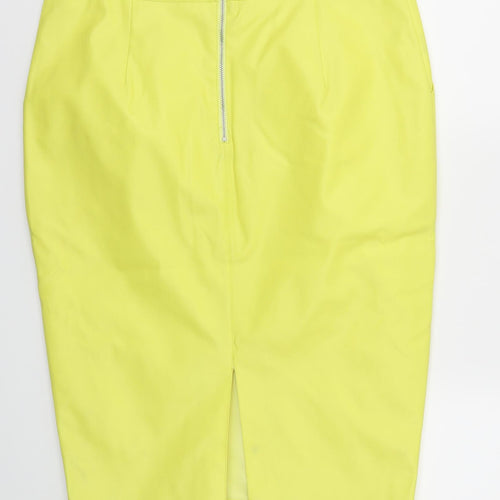 River Island Womens Yellow   A-Line Skirt Size 16