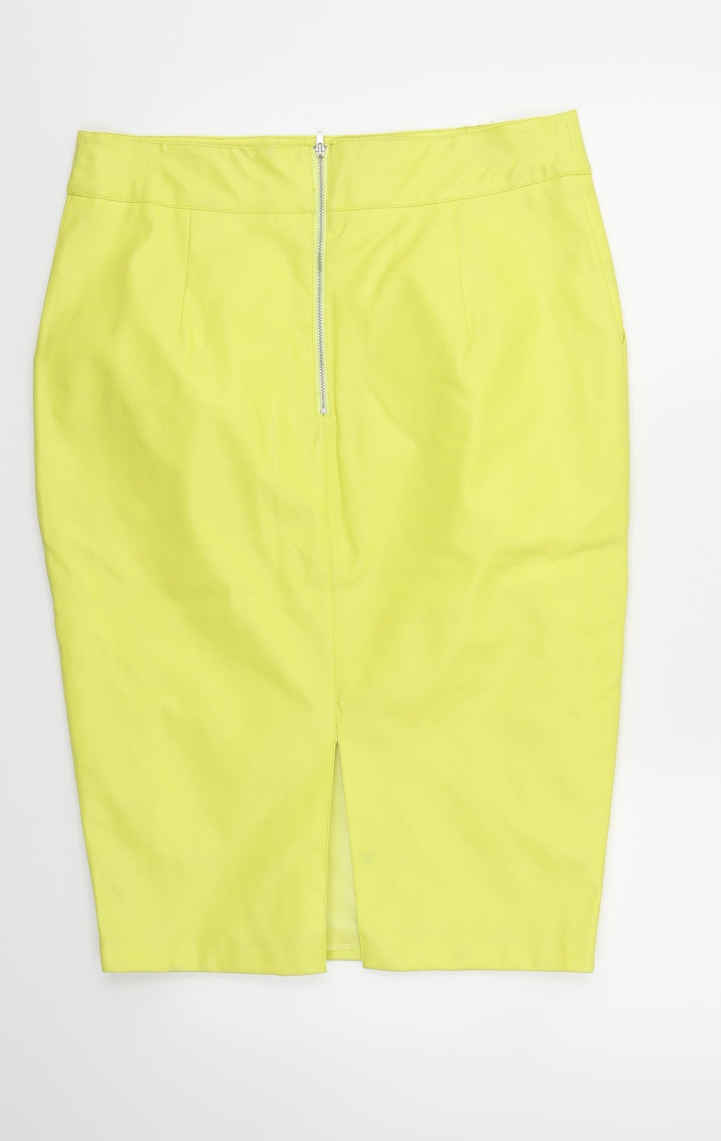 River Island Womens Yellow   A-Line Skirt Size 16