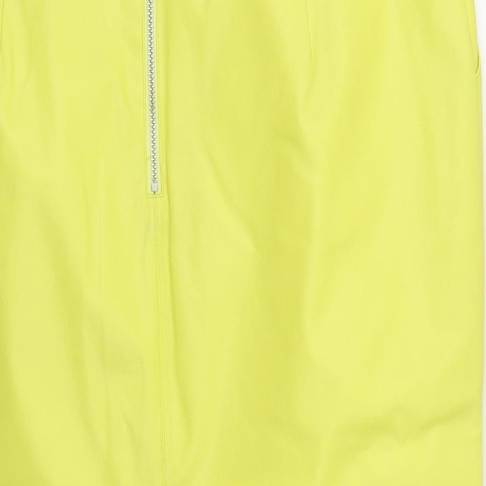 River Island Womens Yellow   A-Line Skirt Size 16