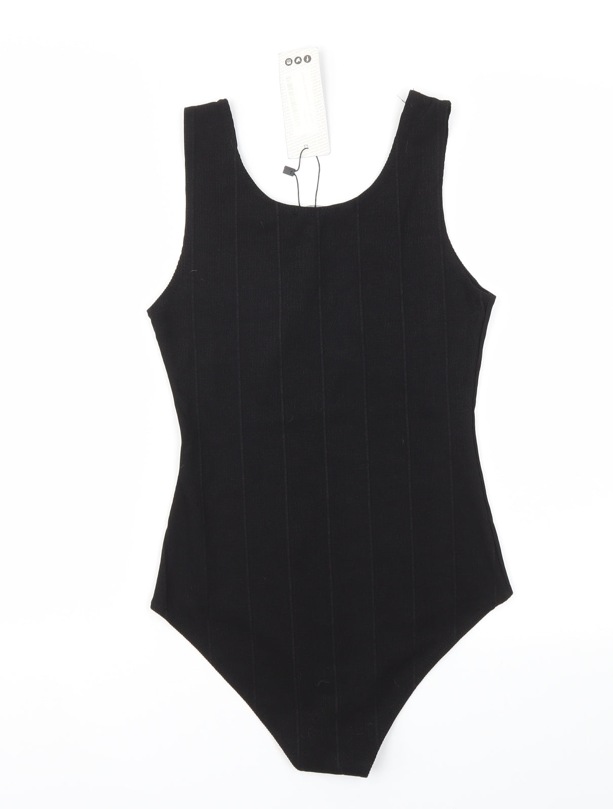 Boohoo Womens Black   Bodysuit One-Piece Size 10