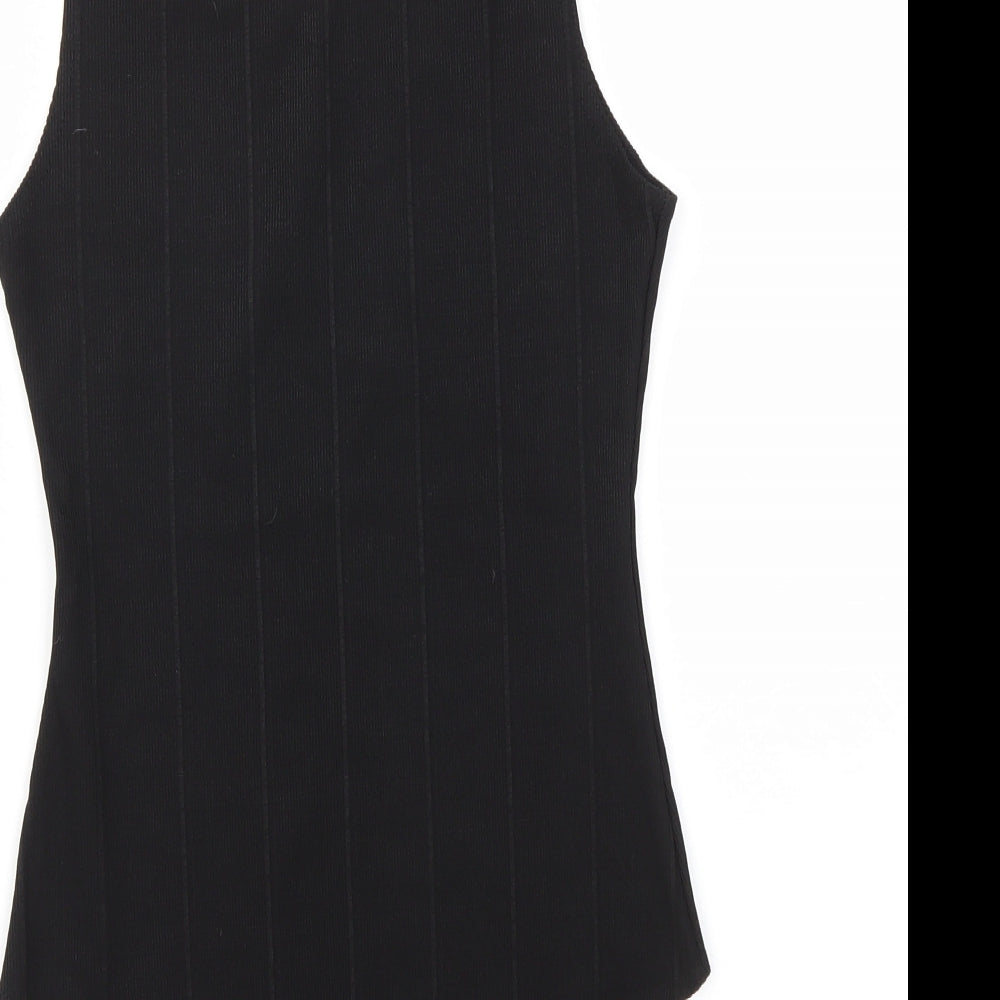 Boohoo Womens Black   Bodysuit One-Piece Size 10