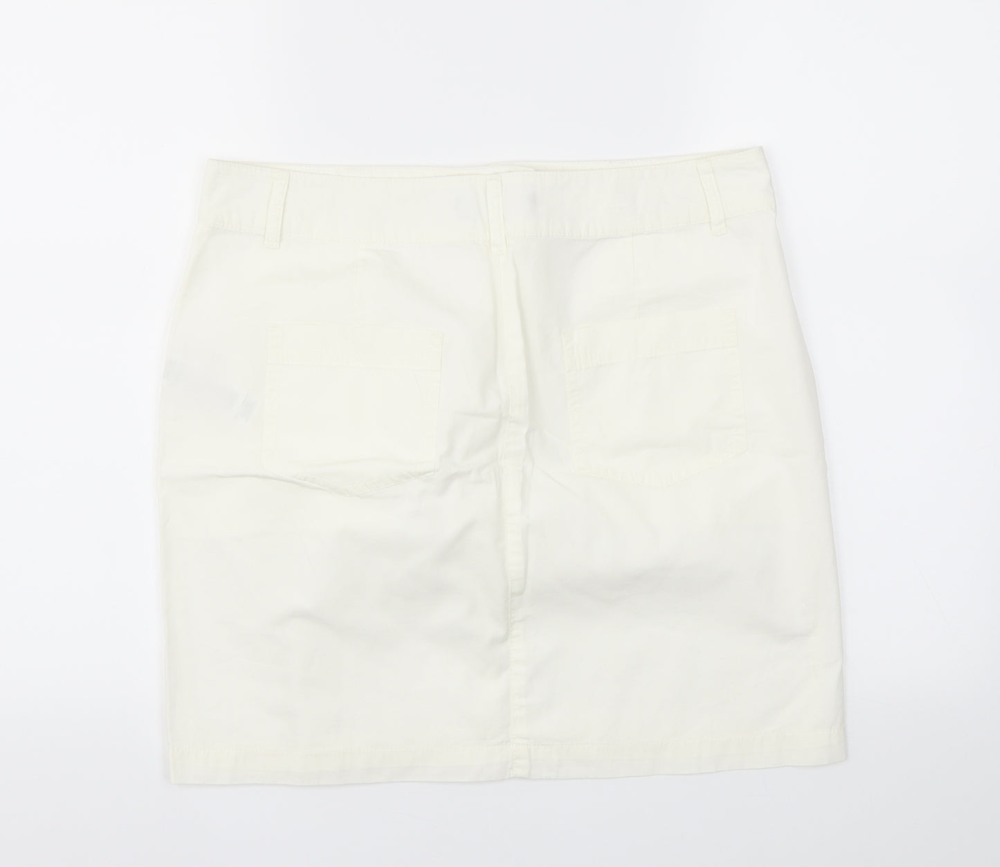Dorothy Perkins Womens Ivory   A-Line Skirt Size 12