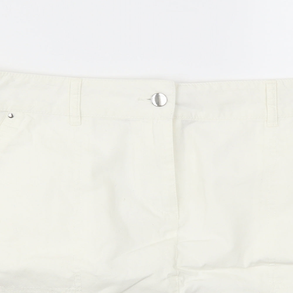 Dorothy Perkins Womens Ivory   A-Line Skirt Size 12