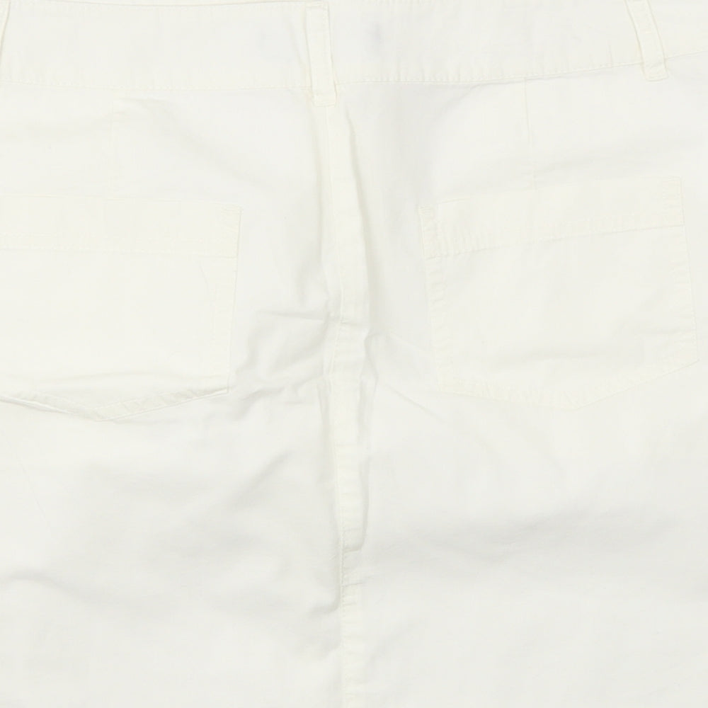 Dorothy Perkins Womens Ivory   A-Line Skirt Size 12