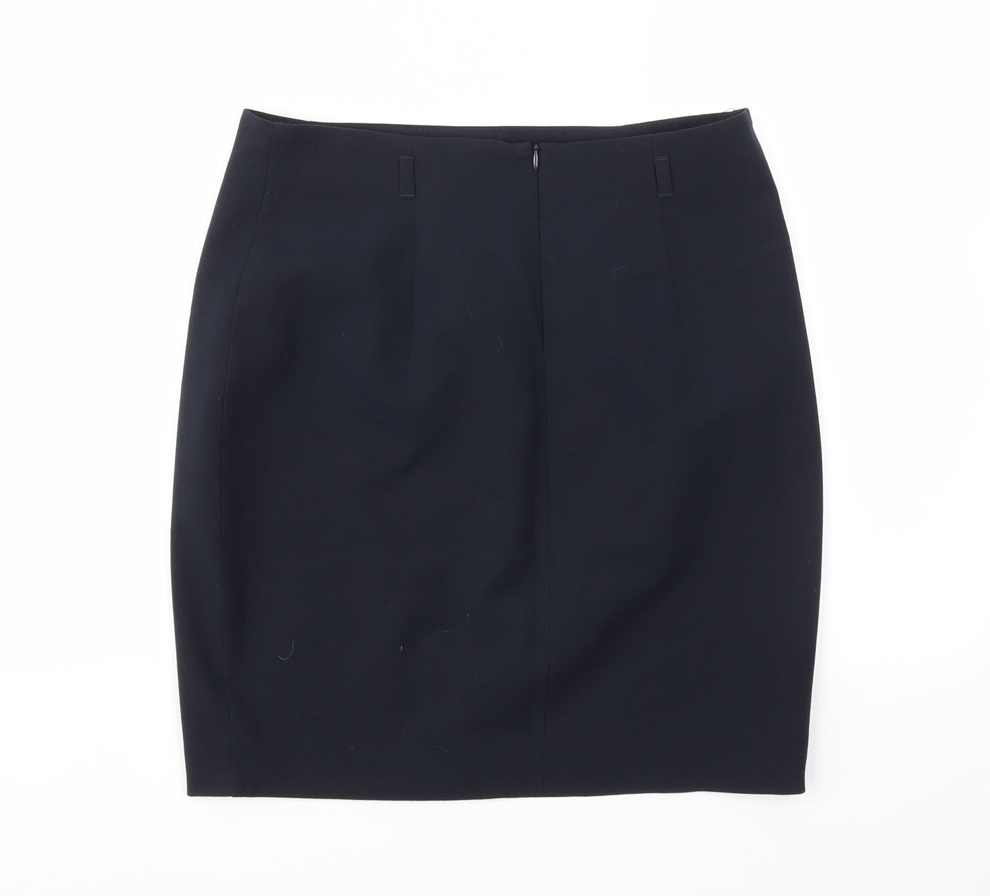 M&S Womens Blue   A-Line Skirt Size 10
